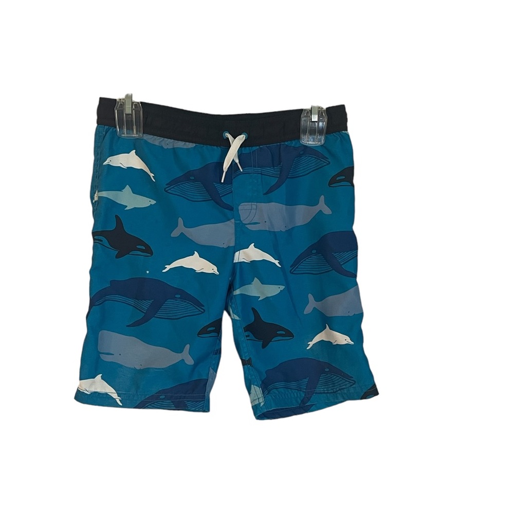 GYMBOREE Boy Swim Shorts sea animals print size 7